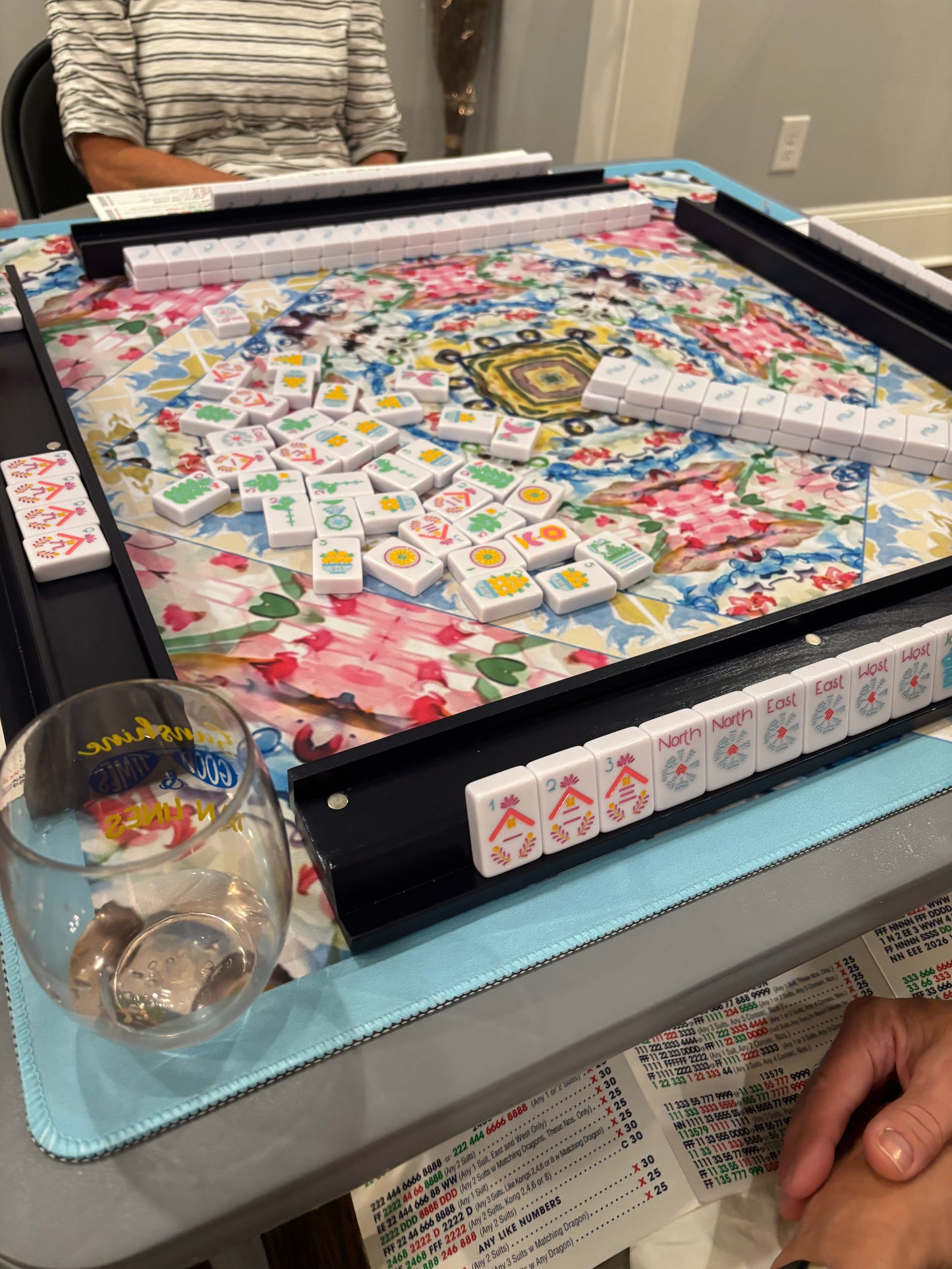 Bohemian Kaleidoscope Artist Collab Neoprene Mahjong Mat