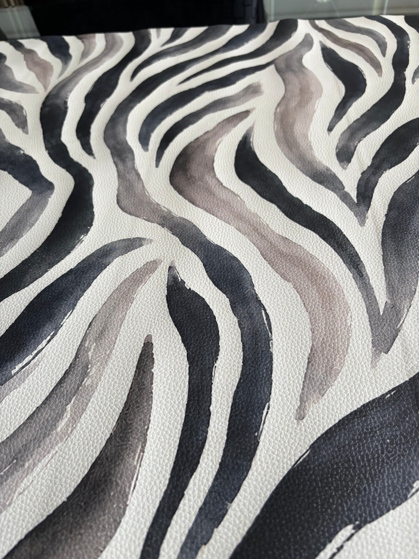 Zebra Leatherette Pattern