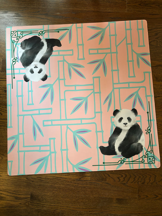 Talulah Panda Neoprene Mahjong Mat