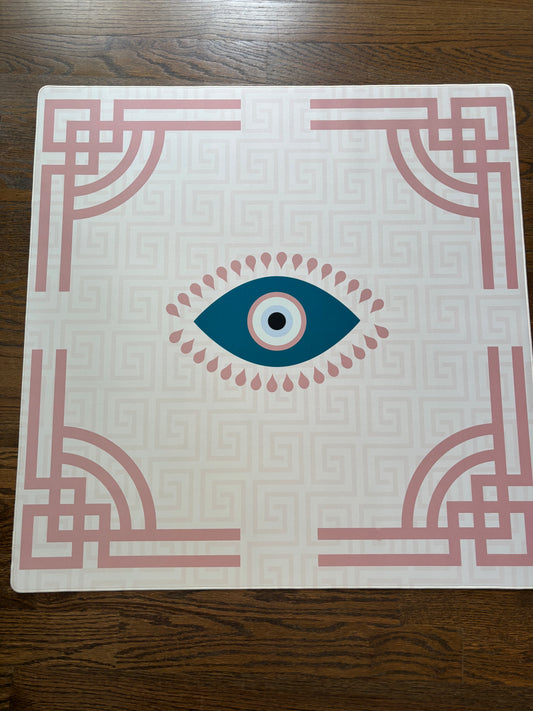 Evil Eye Neoprene Mahjong Mat
