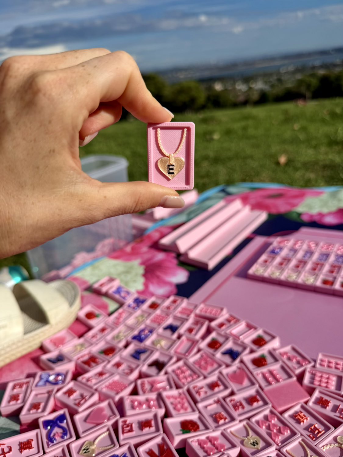 Travel Mahjong Tiles - The Flamingo