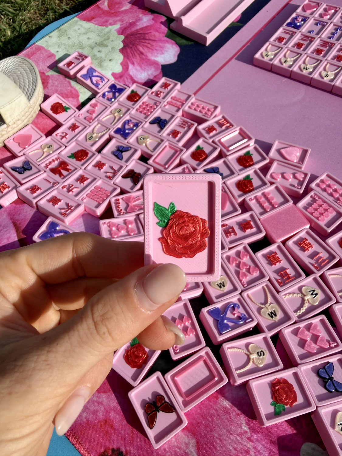 Travel Mahjong Tiles - The Flamingo