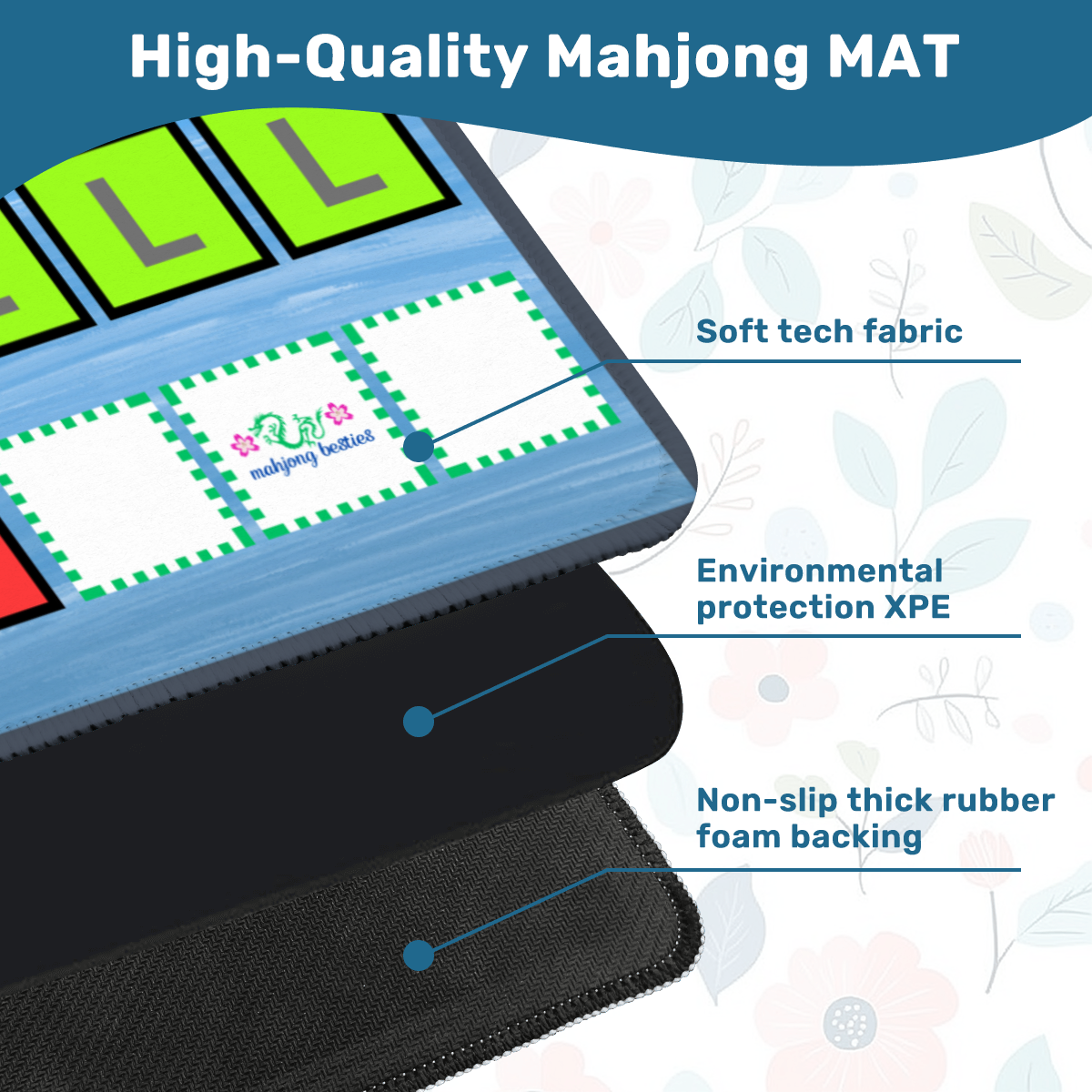 Mahj & Me Solo Mahjong Board (20.9 x 20.9)