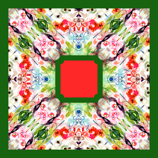 Merry & Bright, Holiday Prism Artist Collab Neoprene Mahjong Mat