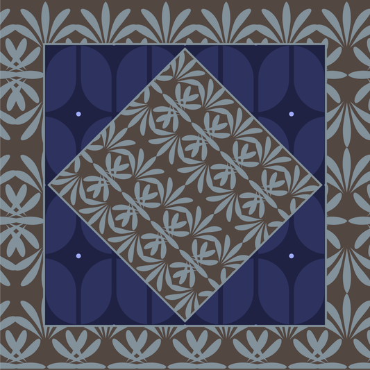 Midnight Mosaic Mahjong Mat