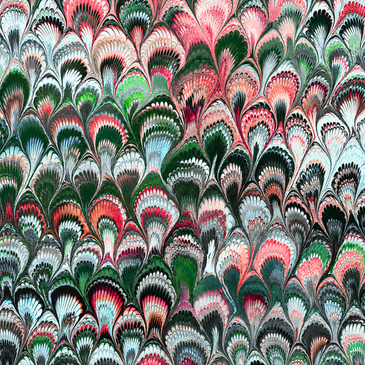 Paint Feathers Neoprene Mahjong Mat