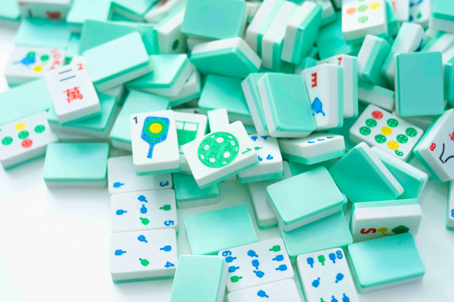 Travel Mahjong Tiles - Pickleball
