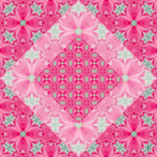 Leatherette Pink Pattern no. 35
