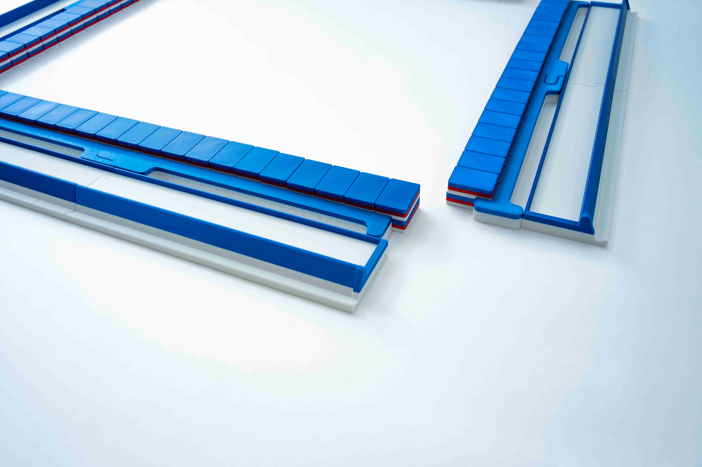 Travel Mahjong Tiles - Red White and Blue