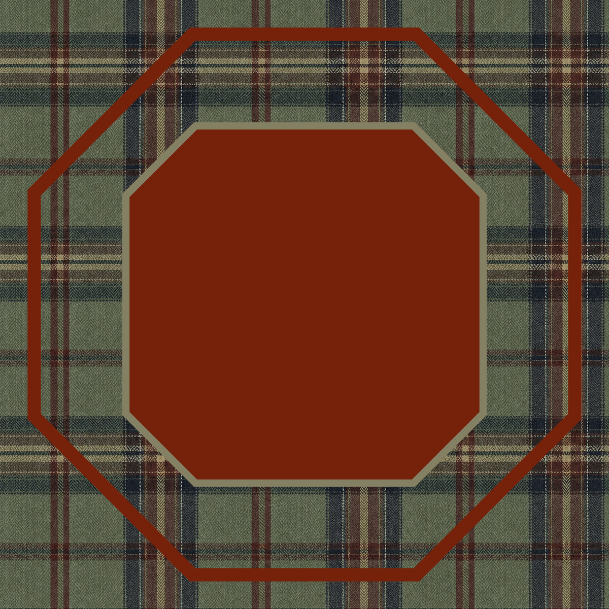 Tartan Tweed Mahjong Mat