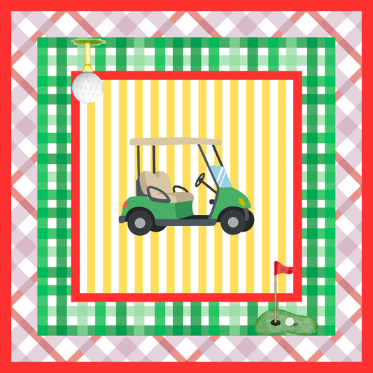 Tee Time Neoprene Mahjong Mat