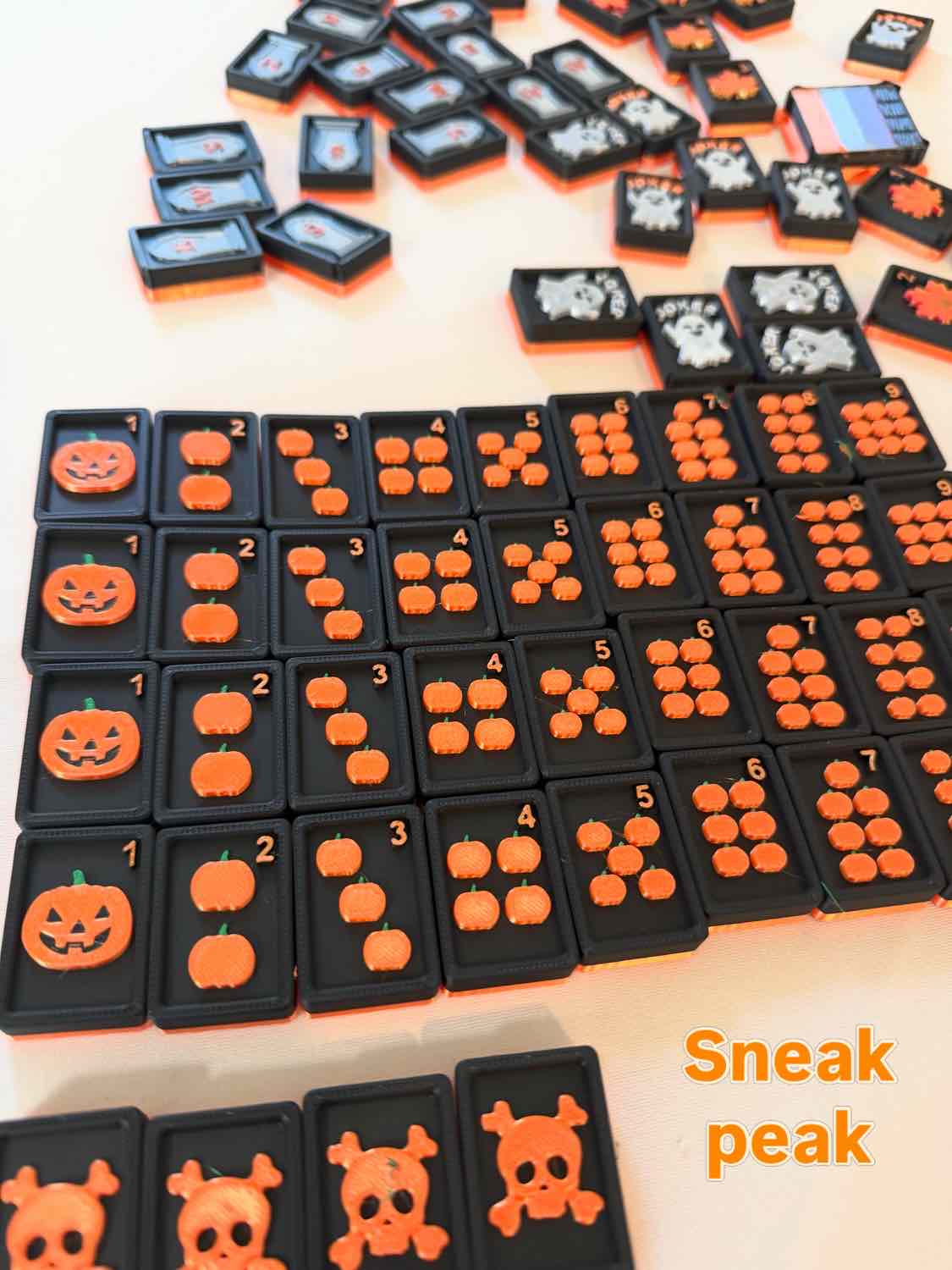 Travel Mahjong Tiles - Halloween