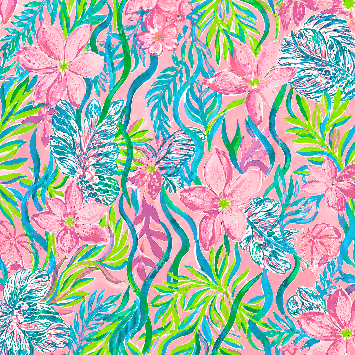 Tropical Travels Neoprene Mahjong Mat