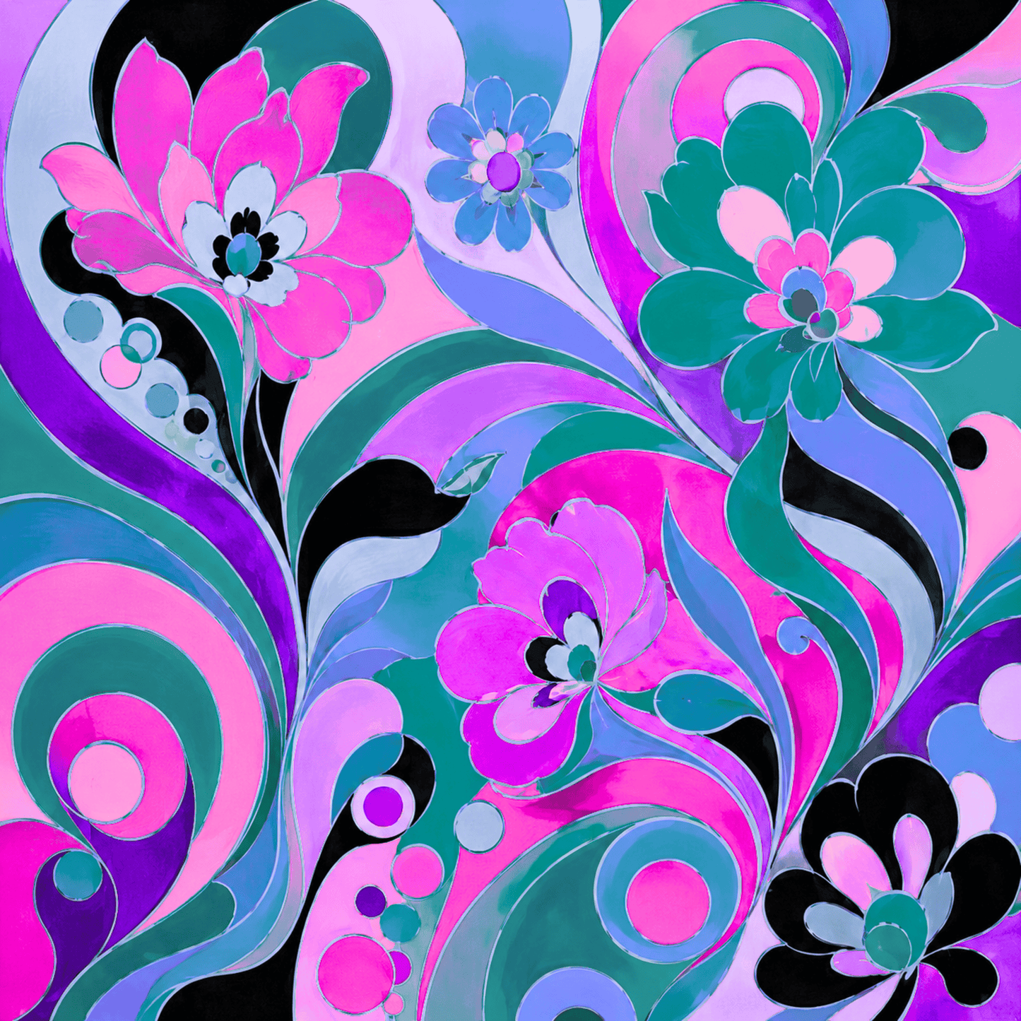 Vibrant Purple Scarf Leatherette