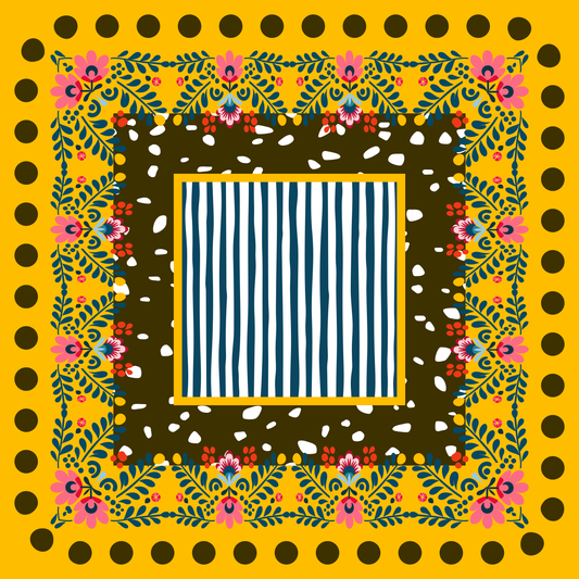 Walking on Sunshine Neoprene Mahjong Mat