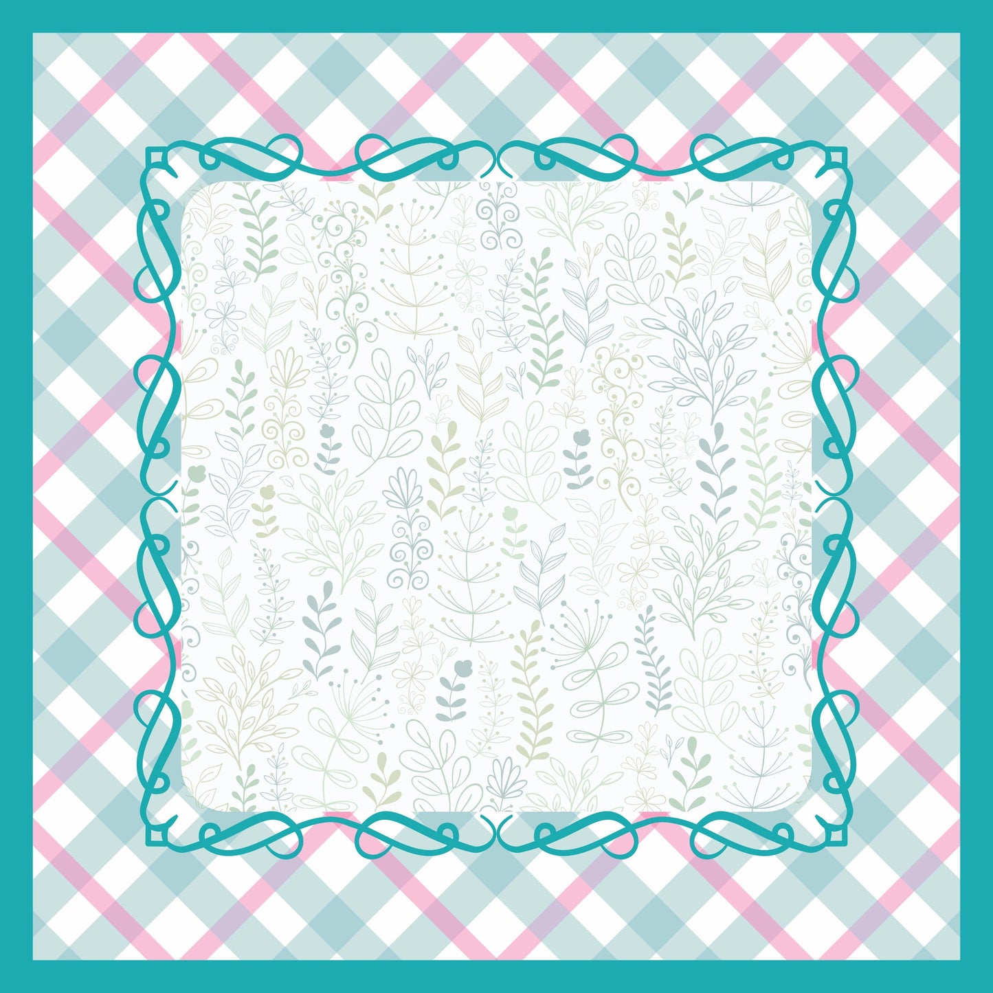 Garden Party Neoprene Mahjong Mat