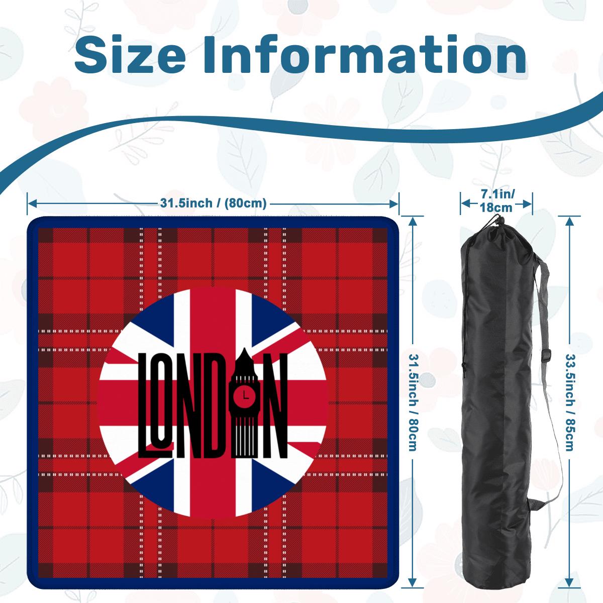 London Calling Mahjong Mat: Mahj Game Tabletop (31.5-inch)