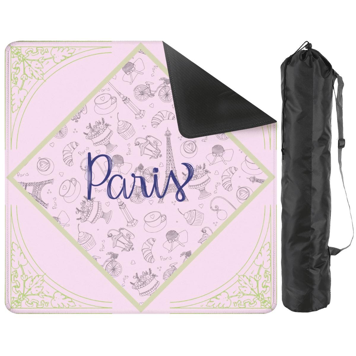 Paris Beauty Mahjong Mat: Mahj Game Tabletop (31.5-inch)