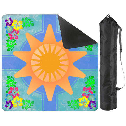Hawaiian Sun Mahjong Mat: Mahj Game Tabletop (31.5-inch)