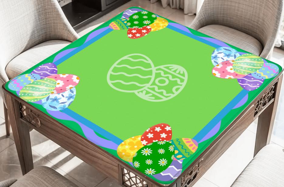 Easter Eggs Mahjong Mat: Mahj Game Tabletop