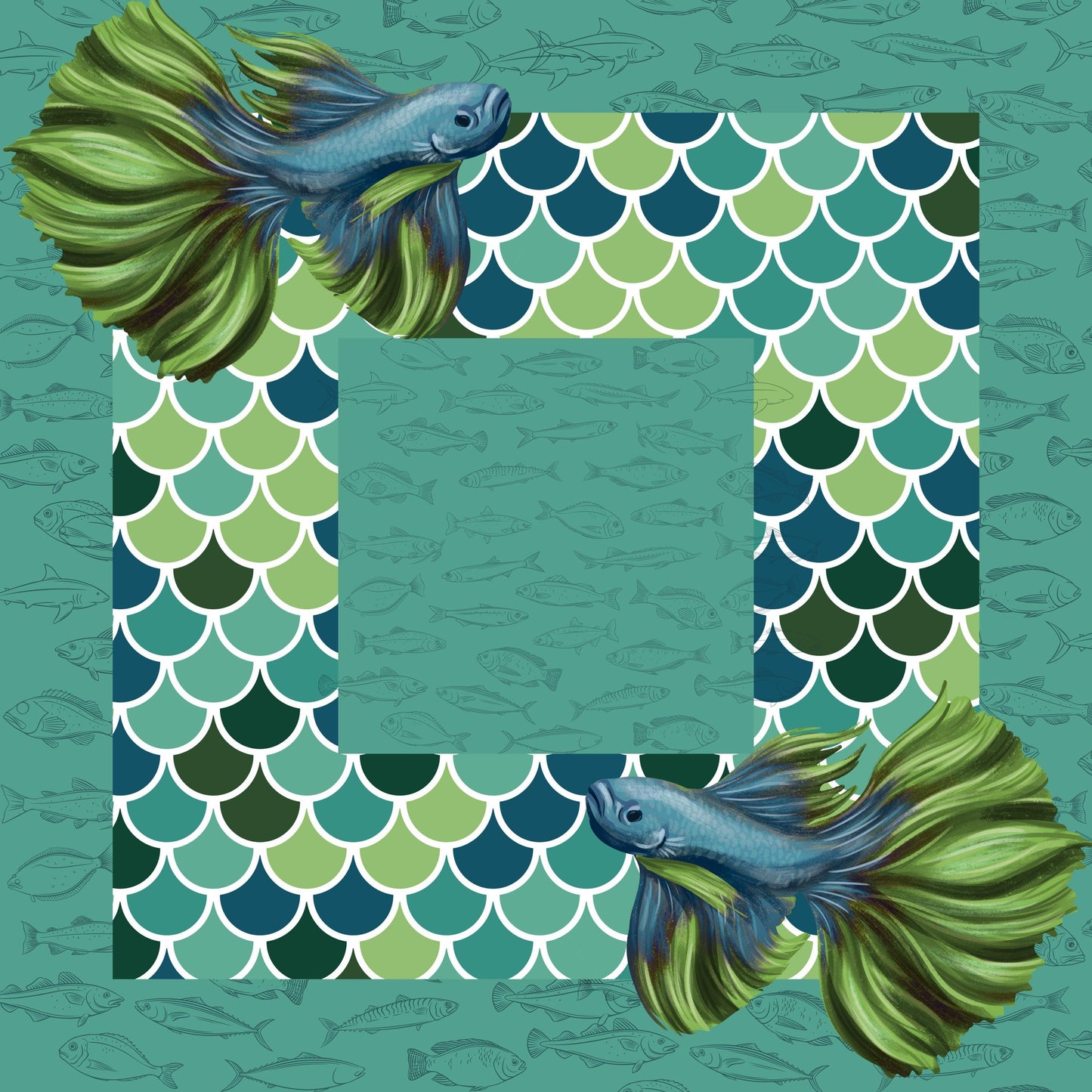 Flying Fish Mahjong Mat