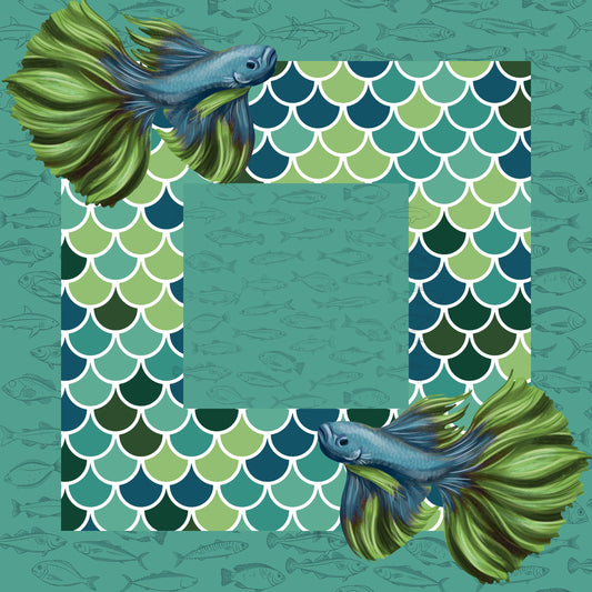 Flying Fish Mahjong Mat