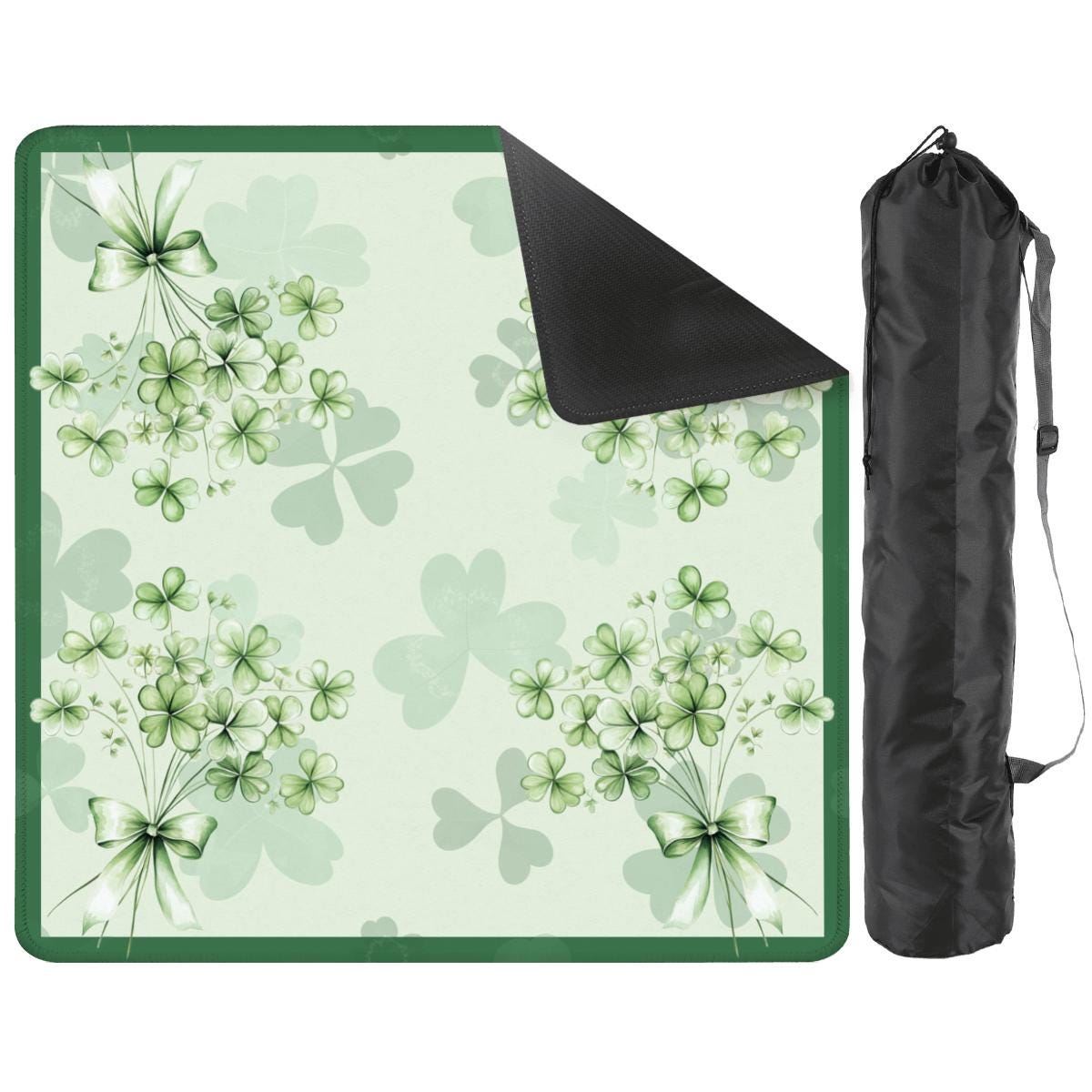 St. Patrick's Day Mahjong Mat: Mahj Game Tabletop (31.5-inch)