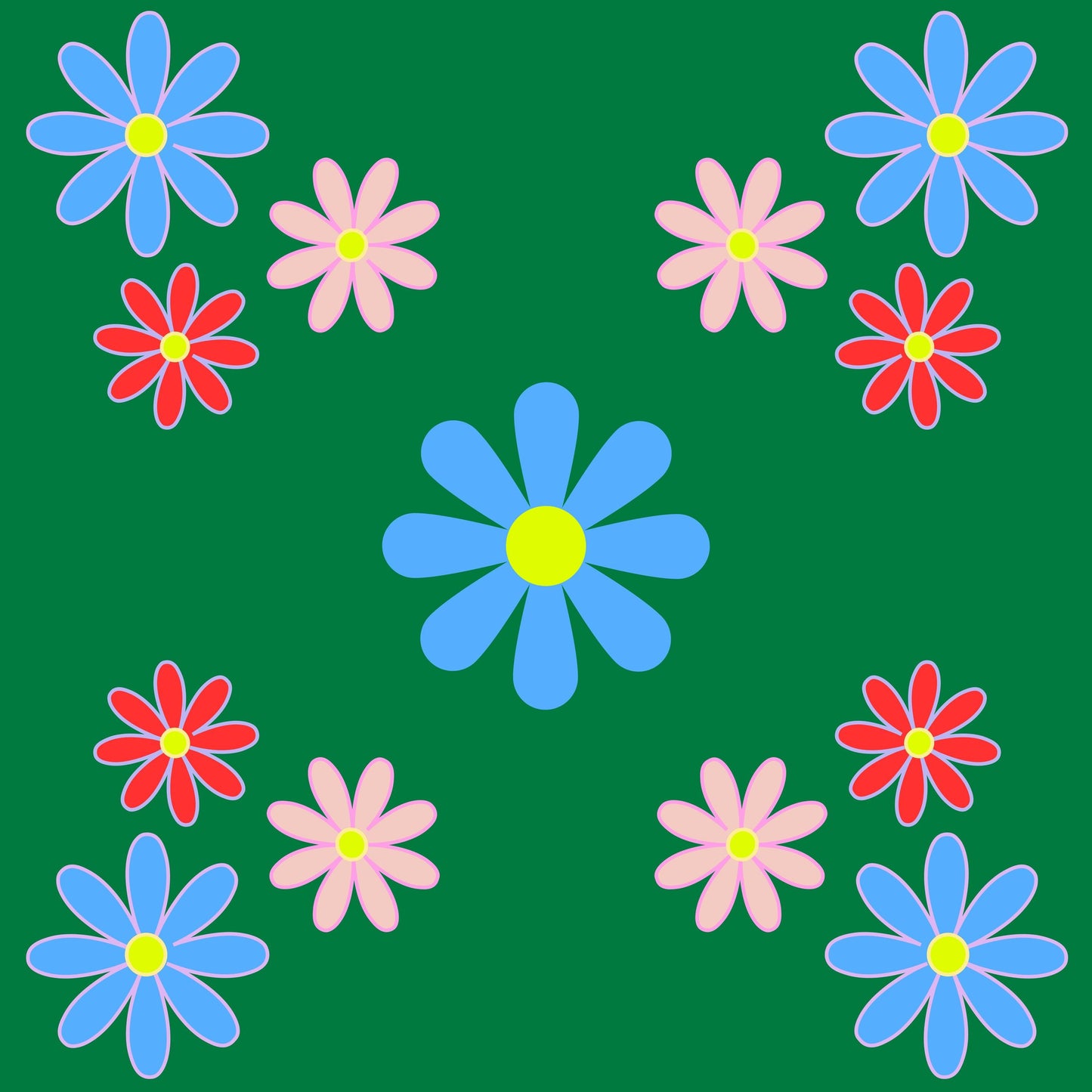 MOD Daisies Mahjong Mat