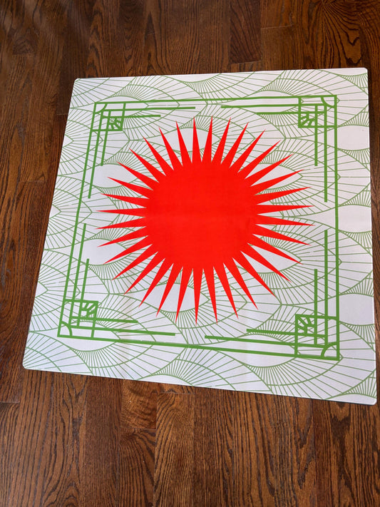 Sierra Sun Mahjong Mat: Mahj Game Tabletop (31.5-inch)