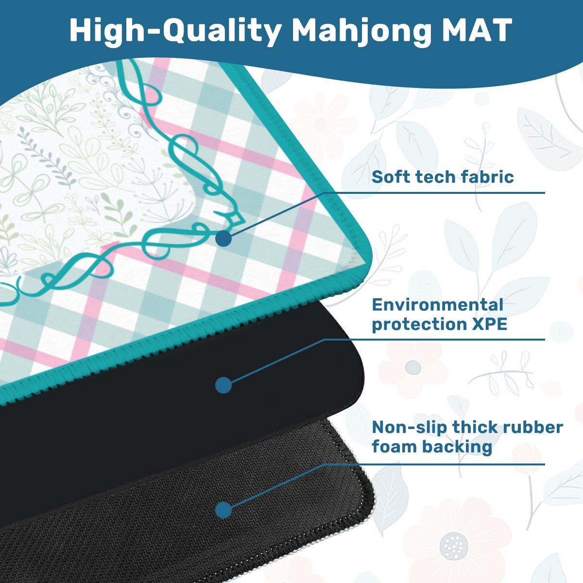 Garden Party Neoprene Mahjong Mat