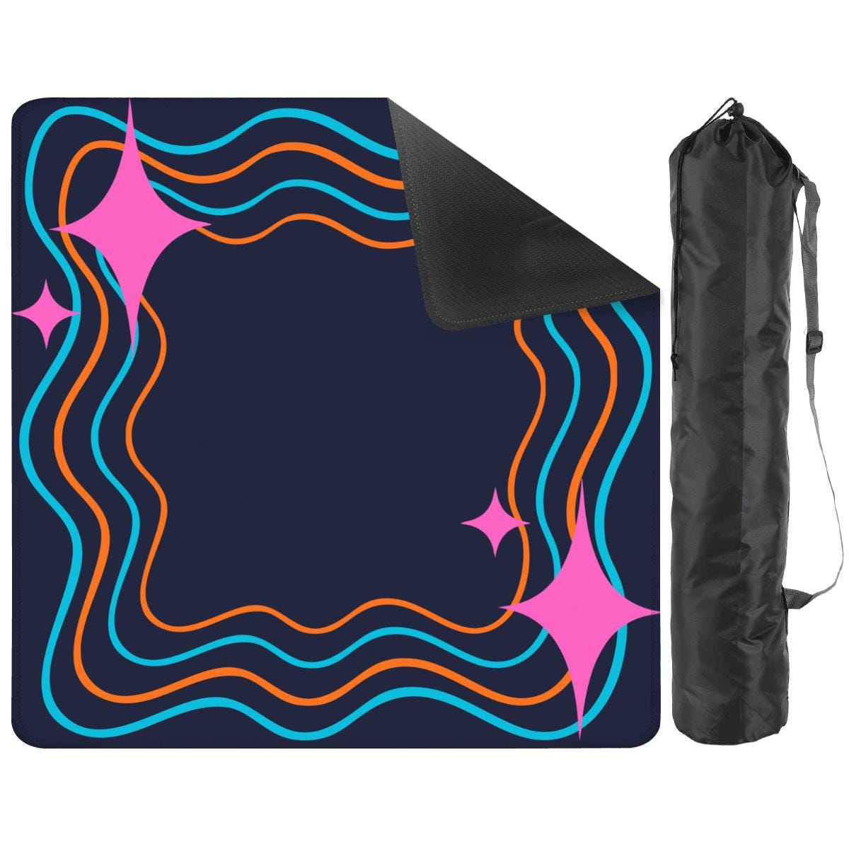 Confetti Pop Mahjong Mat: Mahj Game Tabletop (31.5-inch)