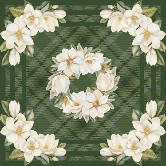 Sweet Magnolias Mahjong Mat: Mahj Game Tabletop (31.5-inch)