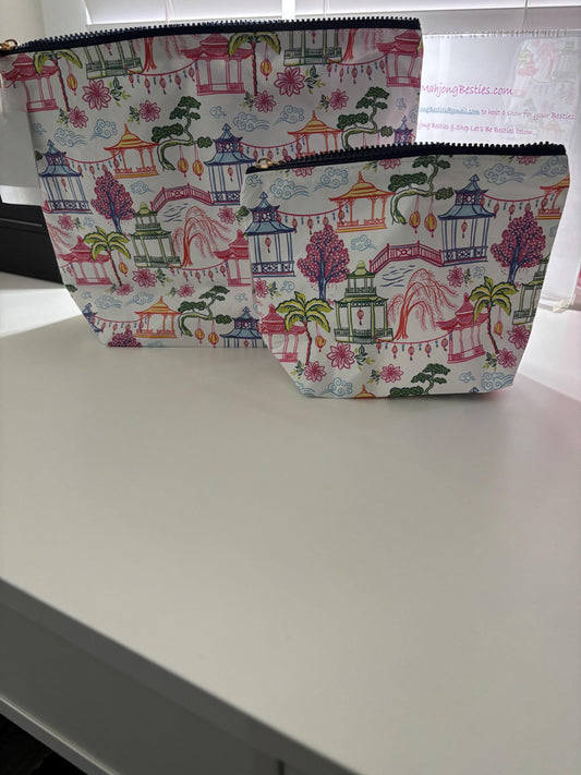 Mahjong Tile & Card Pouch Bundle