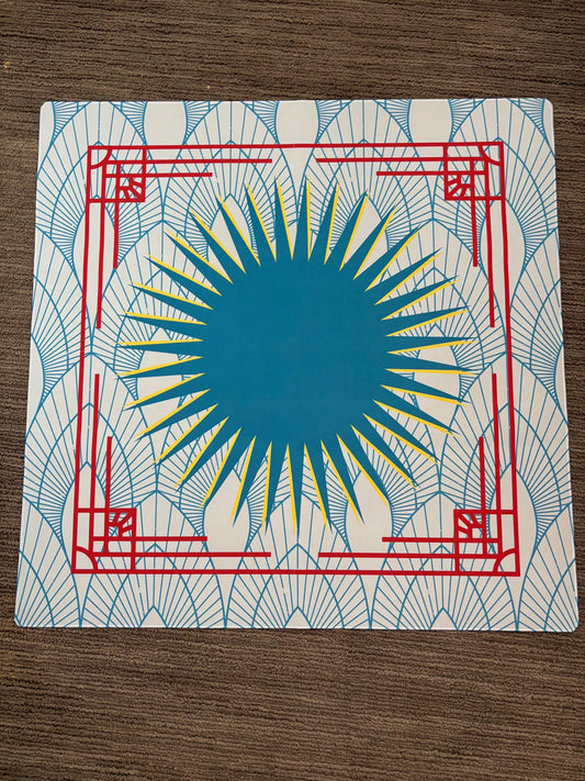 Lucky Sun Mahjong Mat: Mahj Game Tabletop (31.5-inch)