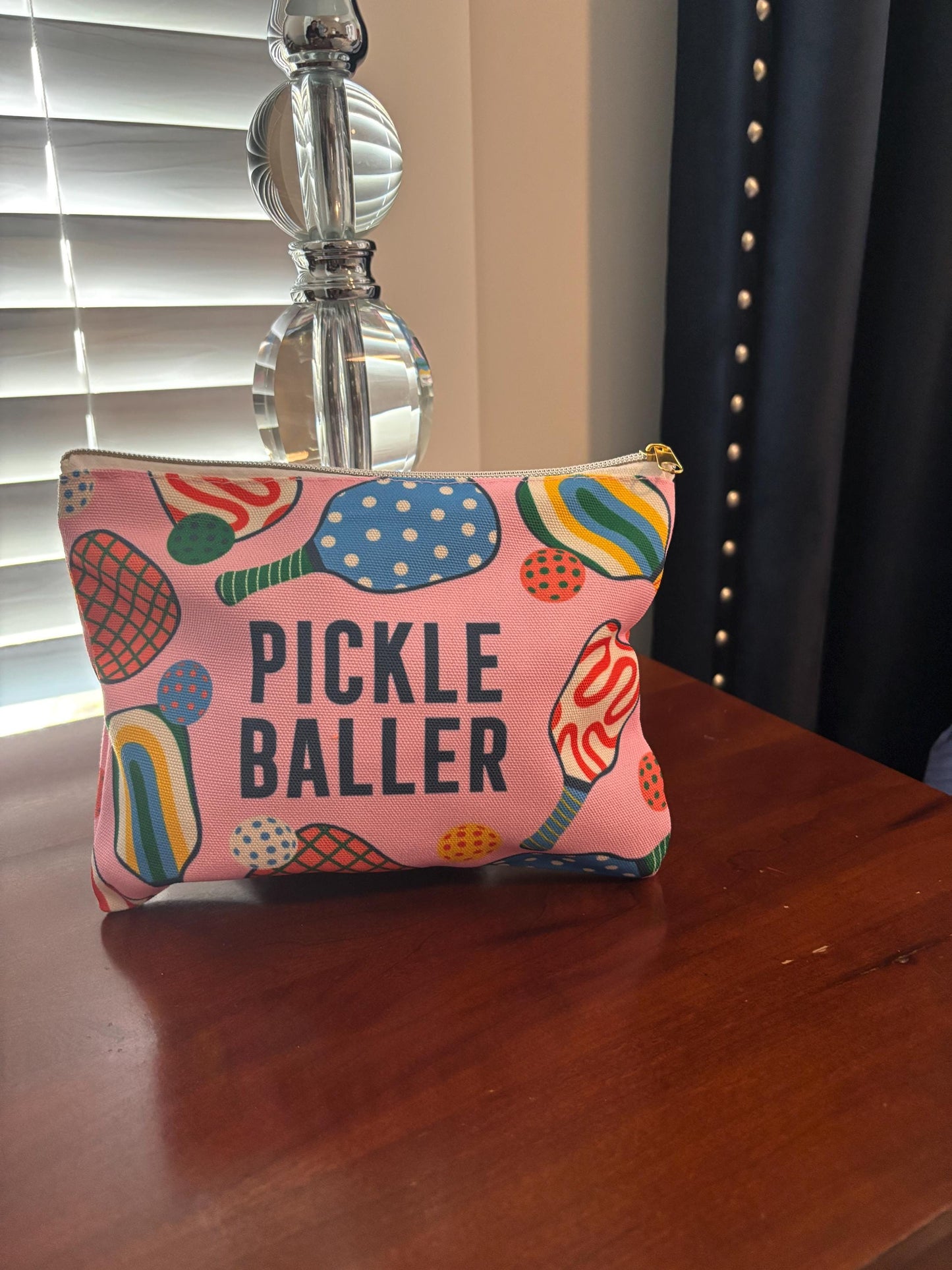PickleBaller Accessory Pouch: Colorful Travel Organizer