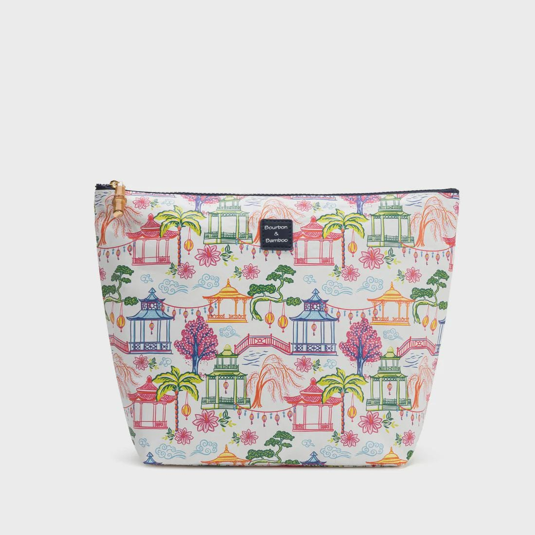Tile Bag- Pagoda print