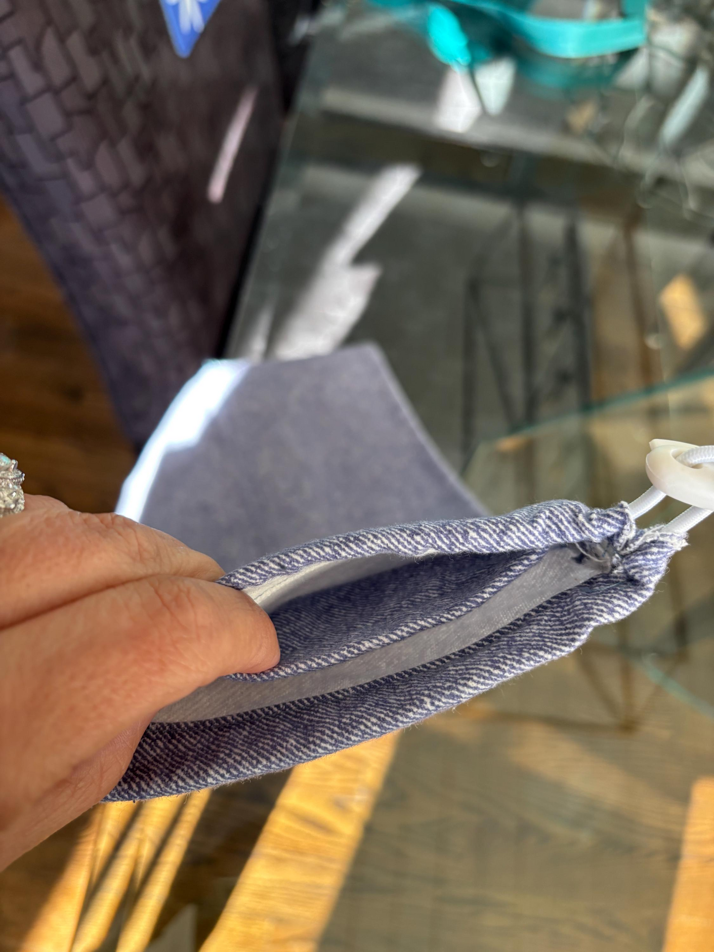 Flannel Denim Rack Bags Fits- 17" or Less or Travel Racks