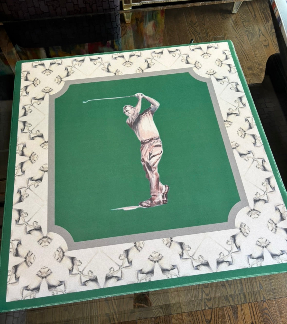 Golfing Artist Collab 33 inch Mahjong Mat