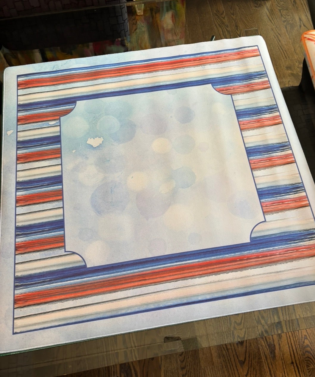 Bubble Stripes Artist Collab Mahjong Mat